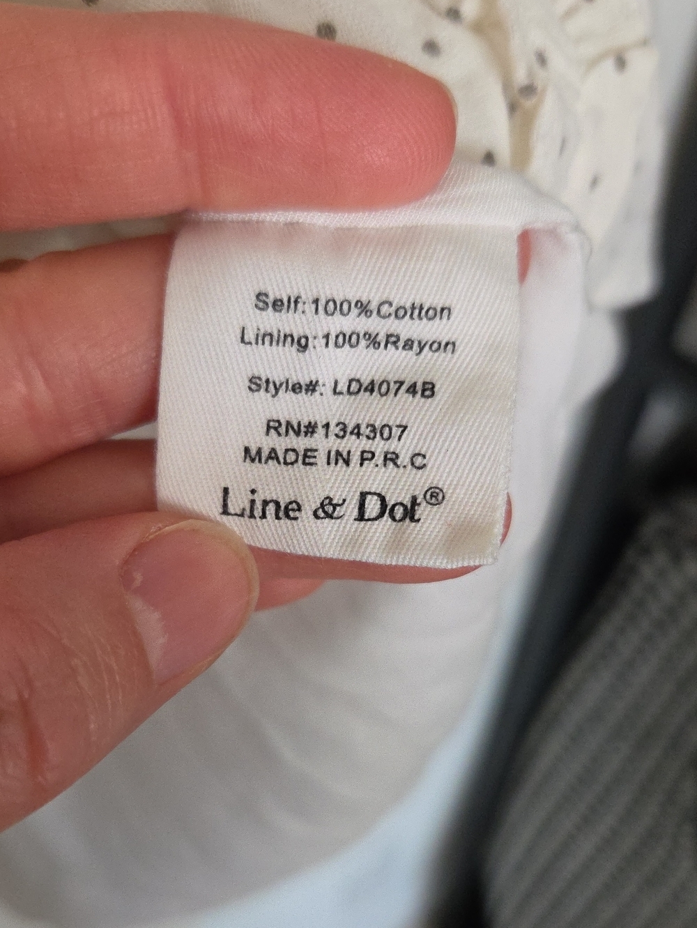 Line And Dot Lille White Polka Dot Ruffle Strap Sundress Medium - Picture 11 of 12